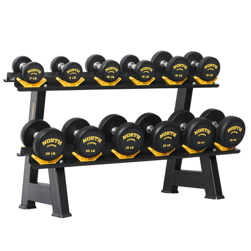 เซตดัมเบลหุ้มยาง NORTH FITNESS รุ่น DVR 30